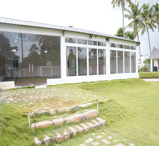 Spacious banquet hall near RS Puram Coimbatore perfect for weddings, parties, and corporate events.
